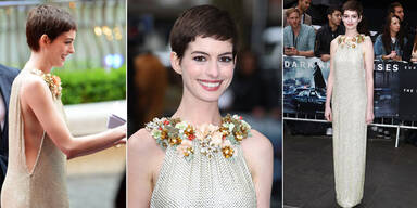 Anne Hathaways Gucci-Robe am roten Teppich