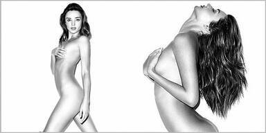 Sexy Miranda Kerr  posiert splitternackt