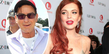 Lindsay Lohan, Charlie Sheen