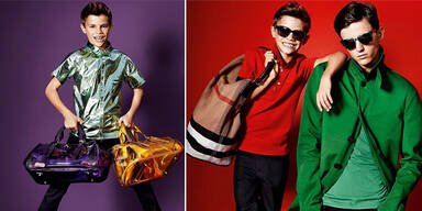 Romeo Beckham stiehlt Burberry-Models die Show