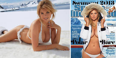 Kate Upton als sexy Polar-Mädchen