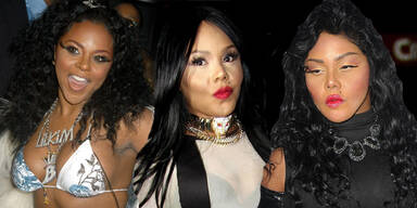 Lil' Kim kaum wieder zu erkennen