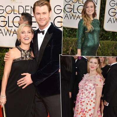 Golden Globes: Stolze Mamas in spe