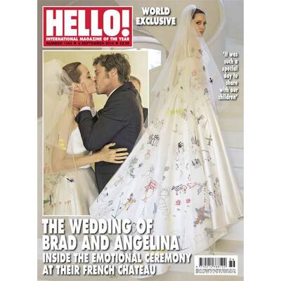 Angelina Jolie & Brad Pitt: Die Hochzeitsfotos 