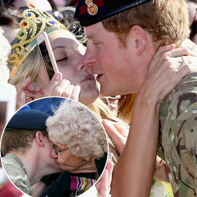 So überschwänglich wird Prinz Harry in Australien verabschiedet