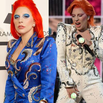 Grammys: Lady Gaga als David Bowie