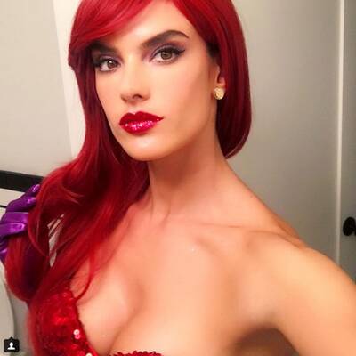 Heidi Klum & Alessandra Ambrosio als Jessica Rabbit