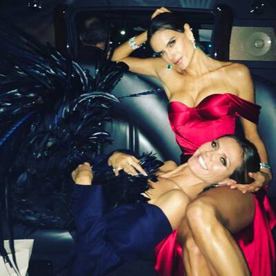 Alessandra Ambrosios Party-Fotos von den Oscars