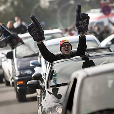 So jubeln Vettel und seine Fans