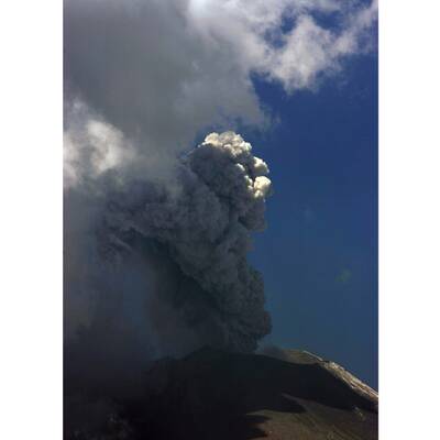 Vulkanausbruch in Mexiko