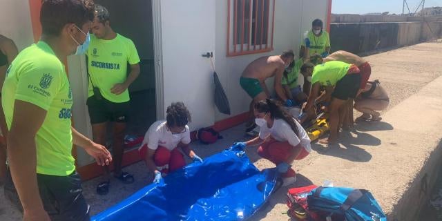 El Campello Jacht außer Kontrolle