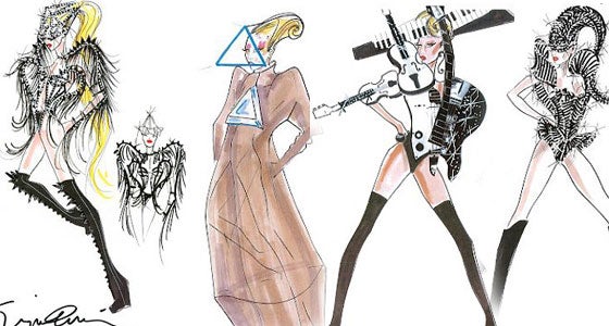 Lady Gagas neue Armani-Kostüme