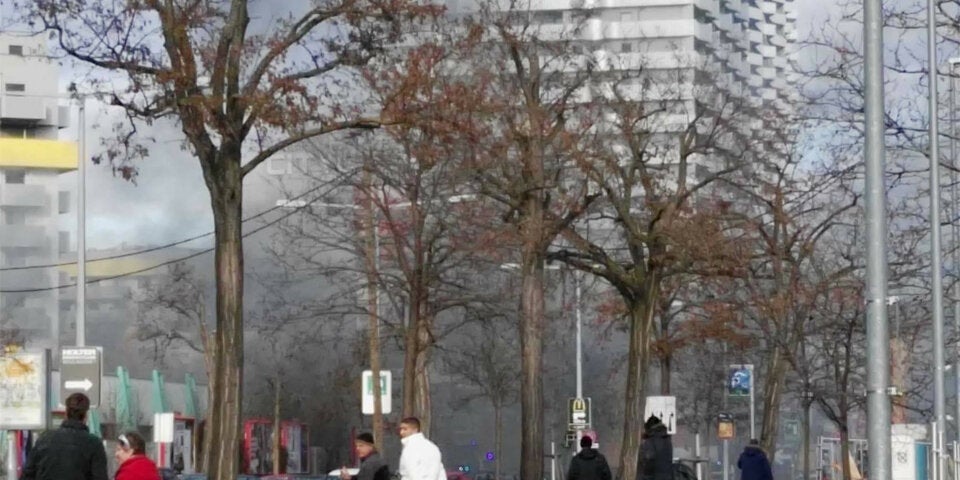 Donaustadt Brand Merkus Supermarkt