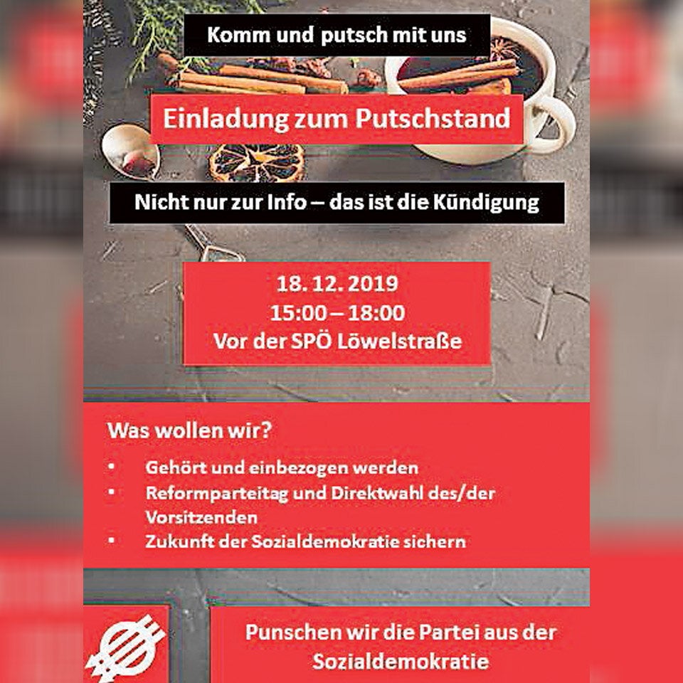 SPÖ Putschstand
