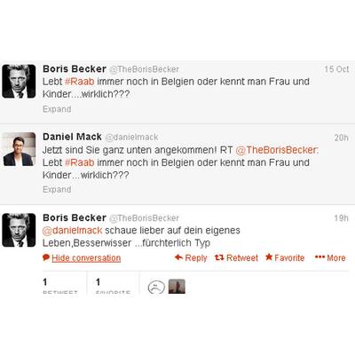 Boris Beckers Twitter-Attacken zum Nachlesen