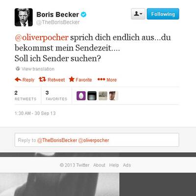 Boris Beckers Twitter-Attacken zum Nachlesen