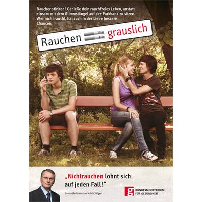 Neue Anti-Raucher Kampagne des BMG