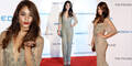 Vanessa Hudgens funkelt in Nude-Jumpsuit