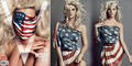 Ke$ha im Flaggenlook fürs V-Magazine