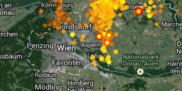 Neue Nacht der ­Blitze in Wien