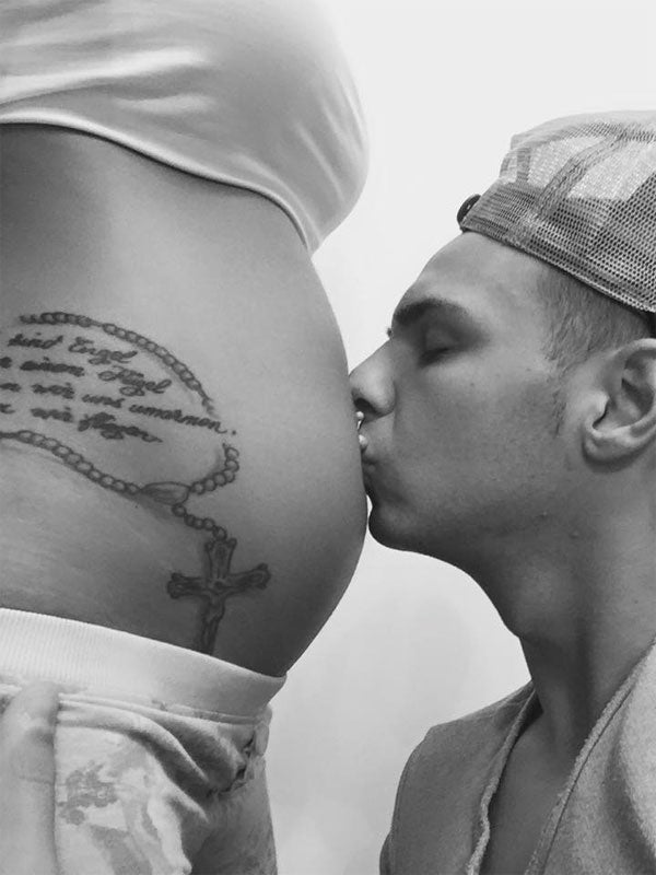 Sarah Engels: Babybauch