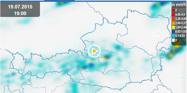 Hitze und Gewitter - Bäder wurden gestürmt