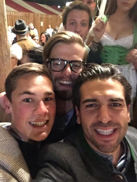 Elyas M'Barek am Oktoberfest