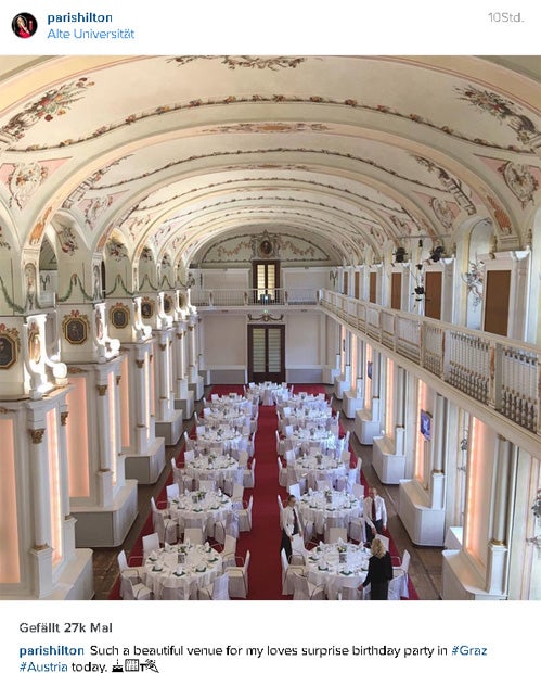 Paris Hilton: Party in Graz