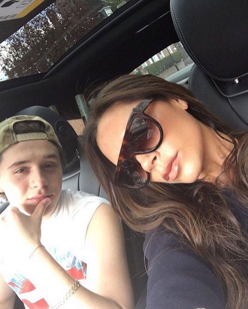 Brooklyn Beckham, Victoria Beckham, David Beckham