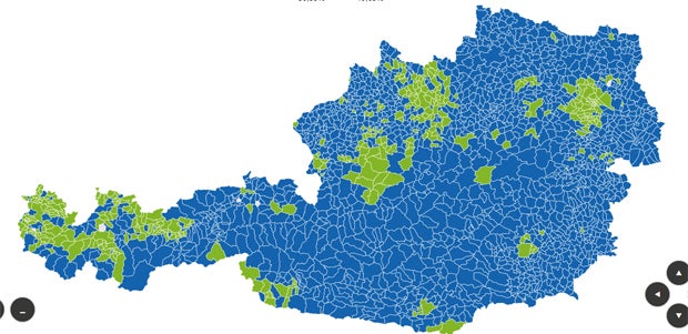 Van der Bellen: Präsident mit blauem Auge