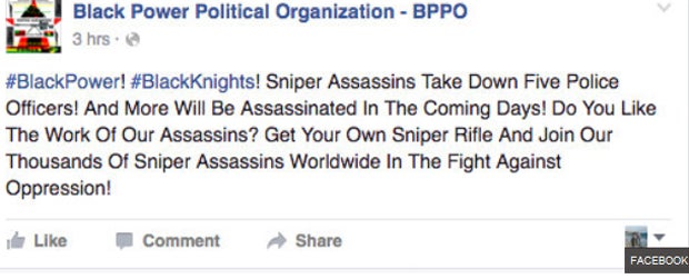 Dallas: Radikale Gruppe bekennt sich