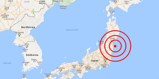 Erdbeben Japan