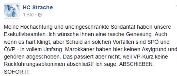 Aufstand in Traiskirchen: Strache attackiert Kurz