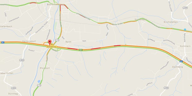 Mega-Stau nach Lkw-Crash auf Westautobahn