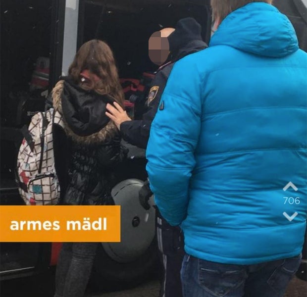 Grazerin Bus eingesperrt Jodel