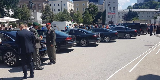 Festspiele Salzburg Fuhrpark