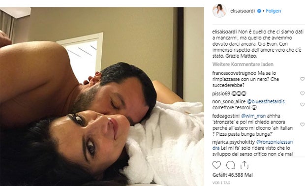 Elisa Isoardi Matteo Salvini