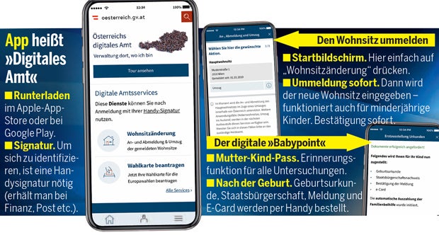 'Digitales Amt': Wohnsitz ändern geht ab sofort per App