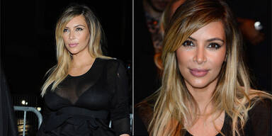 Kim zeigt sich blond bei Givenchy-Show