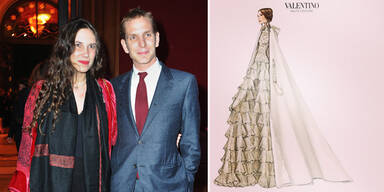 Valentino für monegassische Traumhochzeit