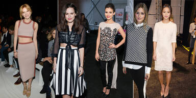 Stars bei der NY Fashion Week 2014
