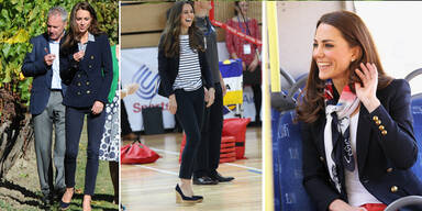 Alle Jahre wieder: Kate im Marine-Look!