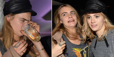 Cara Delevingne & Suki Waterhouse lassen's krachen