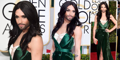 Conchita Wurst bei den Golden Globes 2015