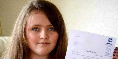Nicole (12) ist schlauer als Einstein