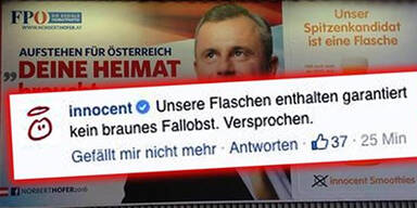 Smoothie-Hersteller macht sich &uuml;ber Hofer lustig