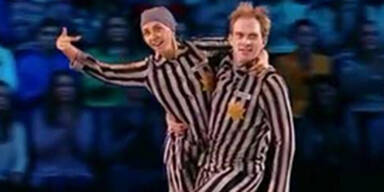 Russischer Eis-Star emp&ouml;rt mit KZ-Kost&uuml;m