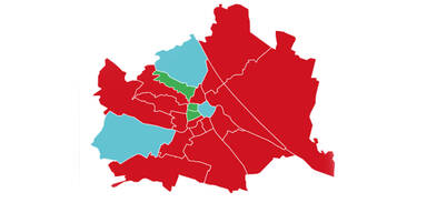 Wahlergebnisse nach Bezirken | Wien-Wahl 2020