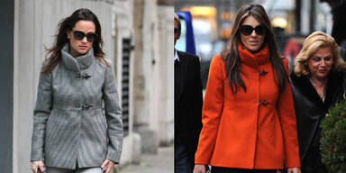 Liz und Pippa im selben Look