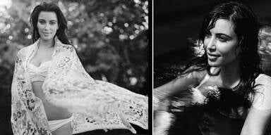 Erster Blick auf Kims Baybauch